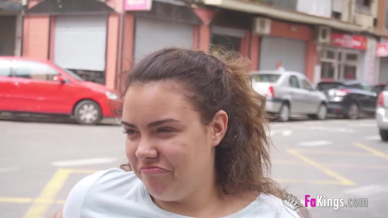 FAKings: 19 years old sex-addicted babe uses her ENORMOUS BOOBS to...