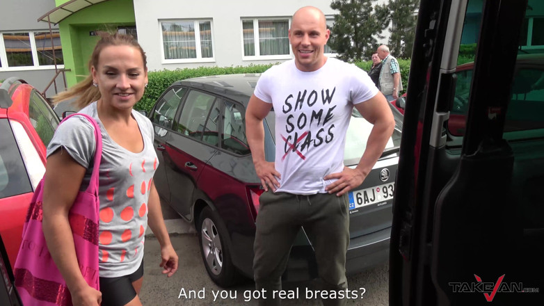 Take Van: The bald muscled stud and the shy girls on the...