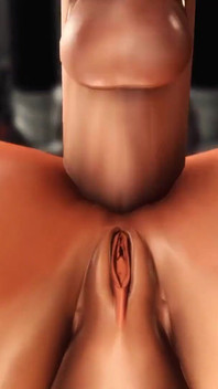 Секс на космическом корабле. Космическую грудастую девушку в наручниках жестко трахает секс-робот в лаборатории