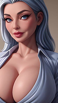 曲線の3D女神スライドショー:AIが生成したNSFW