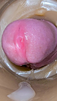 깊은 내부 카메라는 정자의 거대한 사정을 캡처 2 시간