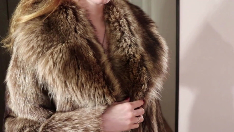 Ruda Cat: Intence vintage estilo sexo com garota sexy em casaco de...