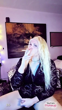 Stroking and Smoking Kylie Rey