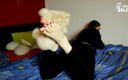 Czech Soles - foot fetish content: Стопа і топтання безсилого тедді ведмедика