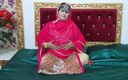Nabila Aunty: Bonita indiana sexy noiva sexo com vibrador em vestido de...