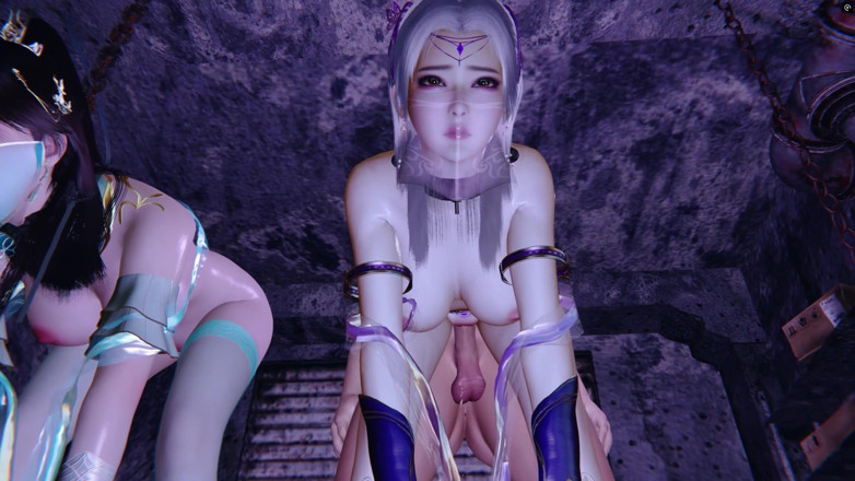 Why fuck so hard: Dua pelacur Asia sange 3d dientot habis-habisan