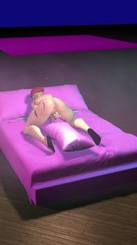 Cammy genießt ihre einsamkeit im schlafzimmer
