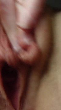 Grandes Labios Coño Frotando Masturbación Primer Plano