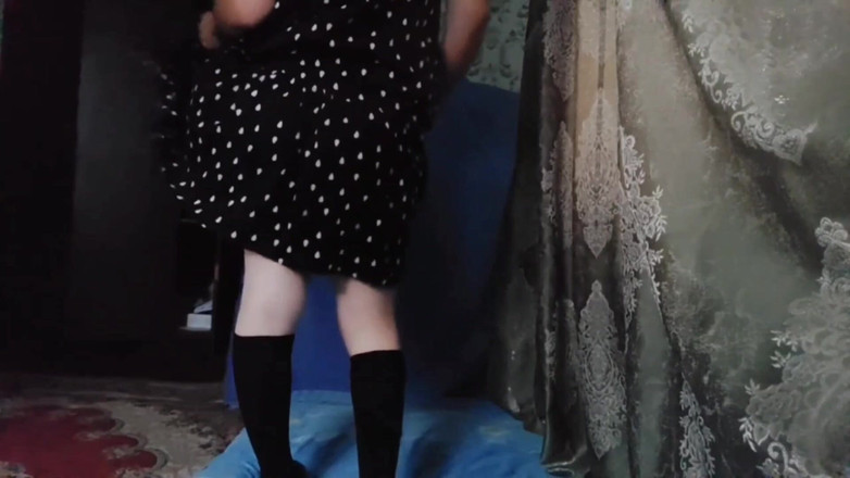 Kitty_Cross: Playful Trans Girl Trying on Cute Summer Dress