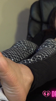 Thalina's voeten in je gezicht - (dreamgirls in sokken)