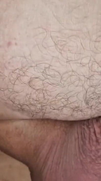 Milk Femboy Fucked His Asshole with His Stepdad's Hot Stone Cock and Cum!