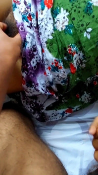 Kongkek dengan ibu tiri - batang berbulu pepek berbulu