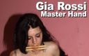 Picticon bondage and fetish: Gia Rossi &amp;amp; Master Hand BDSM kẹp rung cạo râu