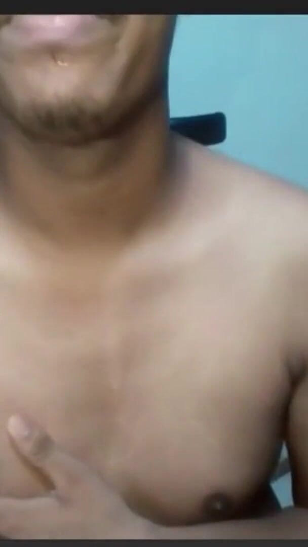Indian Guy Jerks His Black Cock Wearing His Mom's Panty (Brown Guy Studio)
