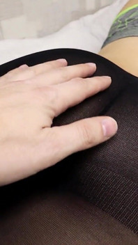Pantyhose on my ass + your sperm