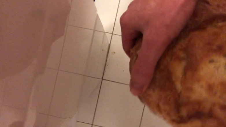 Francesco Spinozzi: fucking bread with cum