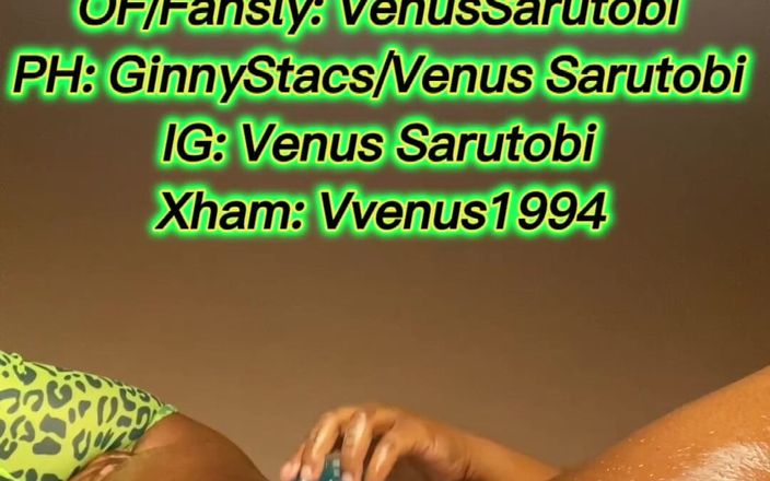 VVenus1994: Black BBW Squirting Missionary in Cheeta Print Thigh Highs