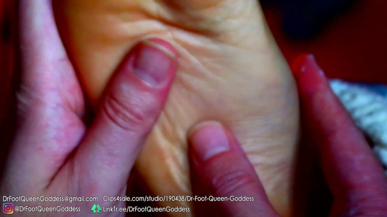 Dr. Foot Queen Goddess: Faltige sohlen-lotion-massage teil 2