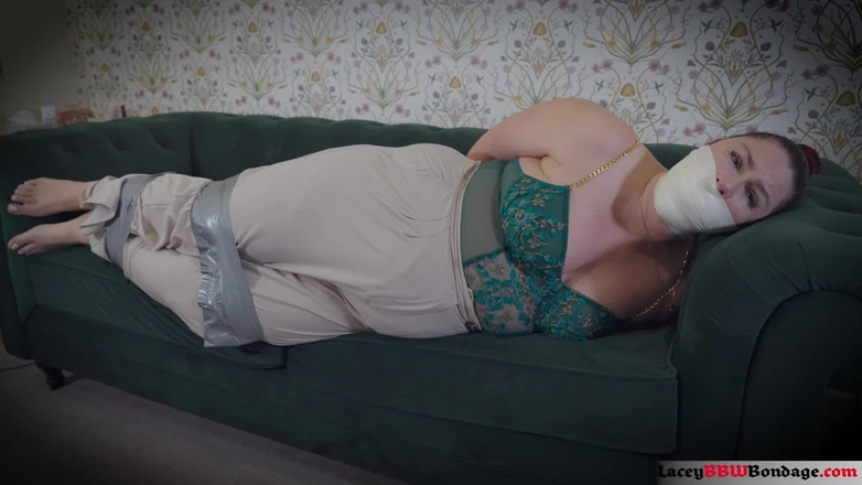Lacey BBW Bondage: Lacey - Self Bondage Interrupted
