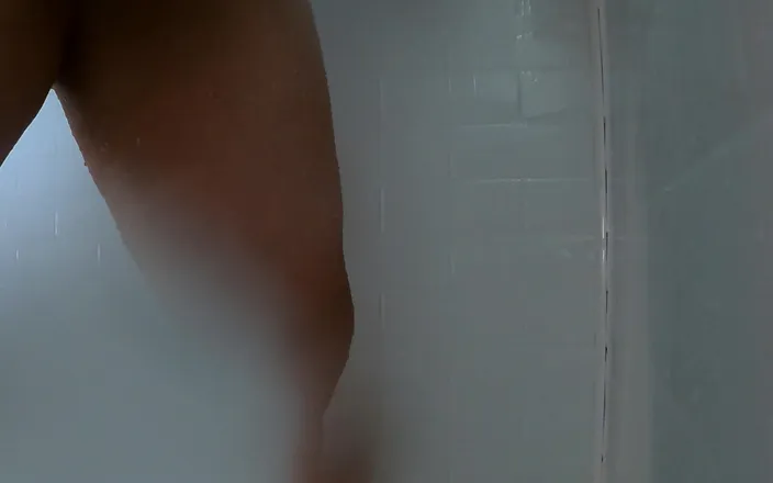 Azn Dad Man: Asian Man Showering and Cumming