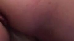 Horny old woman masturbates at home with a dildo