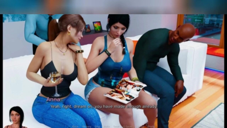 3DXXXTEEN2 Cartoon: แอนน่าได้รู้จักกับสตริปโป๊กเกอร์ 3D พอร์นการ์ตูนเซ็กส์