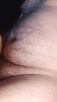 Cum on My Hairy Belly
