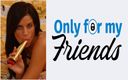 Only for my Friends: Porno-casting einer großen 18-jährigen schlampe mit braunen haaren genießt sexspielzeug und...