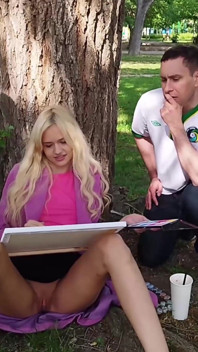 Novella si pelukis cantik dicrot di dalam di seks threesome sampai muncrat - immoral live 4k