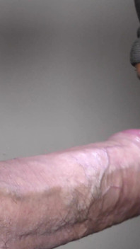 Delicious Interracial Blowjob with Big White Cock and Oral Creampie