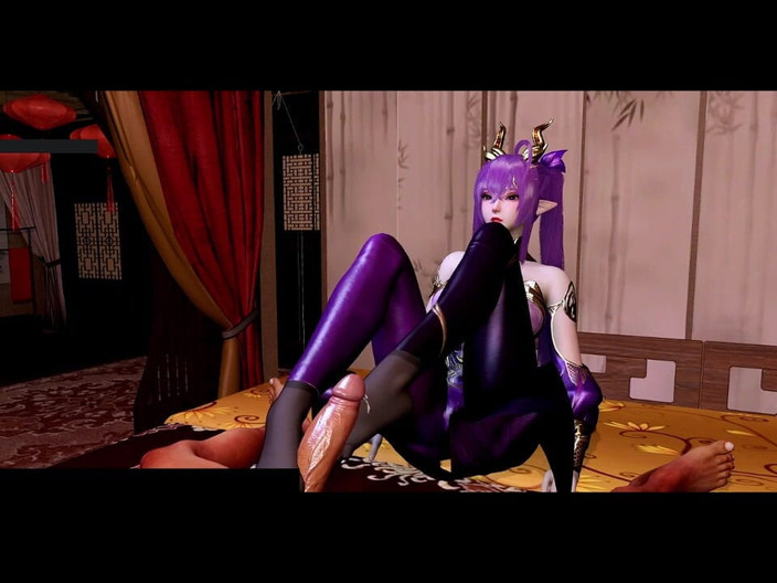 X Hentai: 3D Curves Glow: Booty Girl Unchained - 3D Animation Hentai