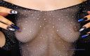 Rebecca Diamante Erotic Femdom: Adoração de peitos pequenos e unhas longas