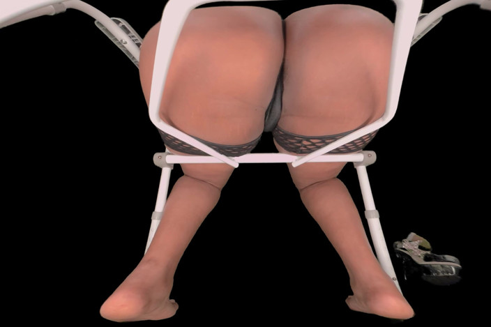 Ebony VR Solos VR.AR Fetish Films: Ebony MILF - Toilet POV Ass Domination
