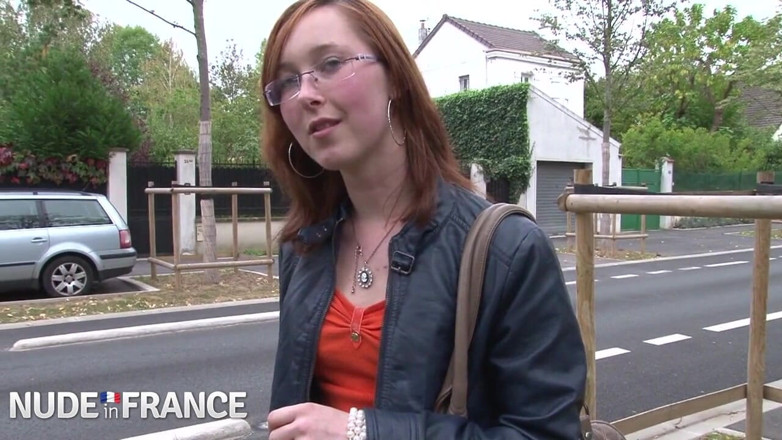 La France a Poil: Pretty young and small titted readhead slut banged and sodomized...