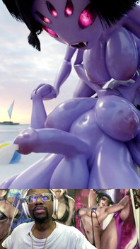 Thicc Milky Waifu Busts a Huge Nut
