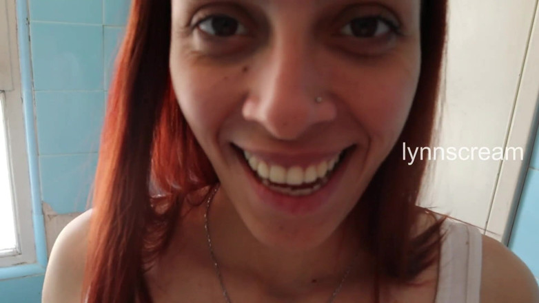 Lynn Scream: POV Sex with My Stepsister-in-law in the Bathroom While My...