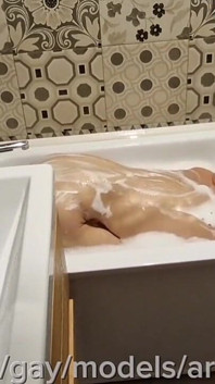 Massage a Sissy Femboy in the Bathroom Before Fucking!