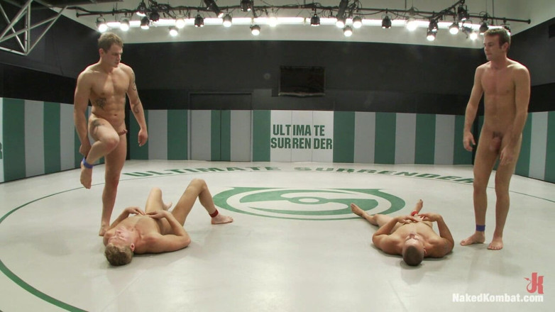 Naked Kombat: Gavin waters &amp; Due alexander vs trent diesel e matthew singer...