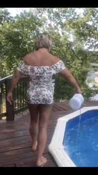 A Little Skit Around the Pool