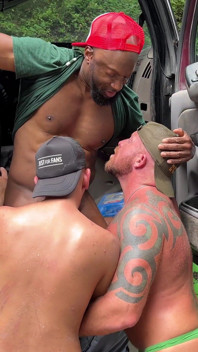 BBC Trucker Cock and a Face Full of Cum