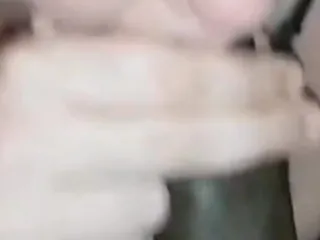 Real homemade BBW BBC porn: Licking Sucking His Big Black Cock Back of My Car