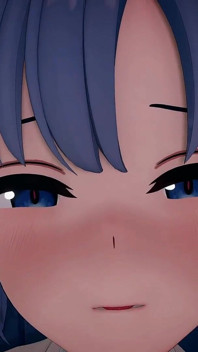 Hayase Yuuka pipe Blue Archive Hentai MMD 3D Couleur de cheveux bleu Modifier Smixix
