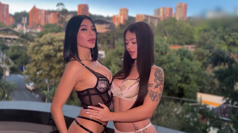 povmanfilms: Hot Threesome with Two Beautiful Colombian Sluts!