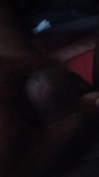 Masturbating