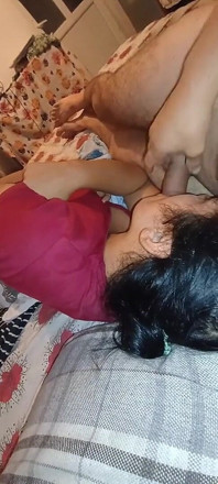 Styvsyster Suger Kuk Och Sväljer Sperma