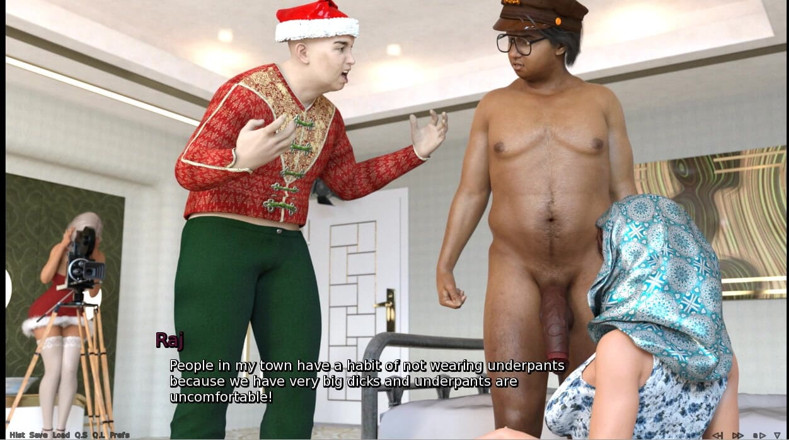 XXX Games Bunk: Laura Lustful Secret Noël 2023 filiming un film de sexe
