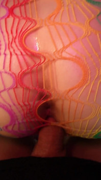 Homemade Sex Tape: Horny GF with Huge Tits in Fishnet Sucks & Fucks in Doggy with Loud Moans - Lilykoti
