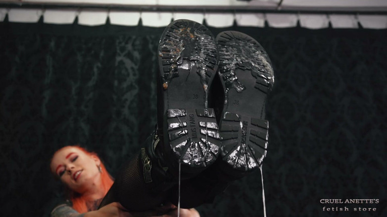 Cruel Anettes fetish world: POV - You Must Lick the Dirty Spit