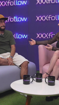 Uninhibited Podcast Assistant Surrenders Her Tight Pink Pussy Live on Air