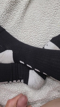 Cum on Nike Elite Socks